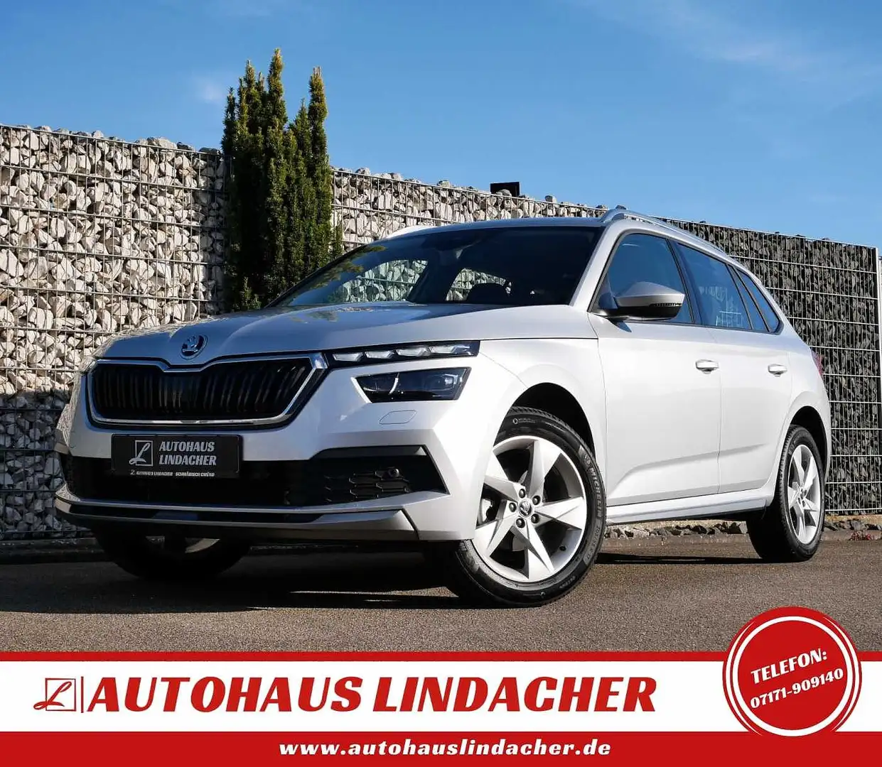 Skoda Kamiq 1.5 TSI DSG Style I LED I Alcantara Silber - 1