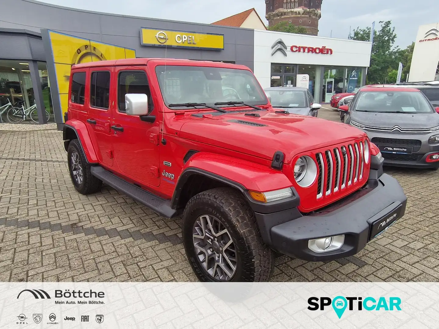 Jeep Wrangler Sahara 4x4 e Plug-In Hybrid AT/LED/Navi/Shz/Klimaa Rot - 1