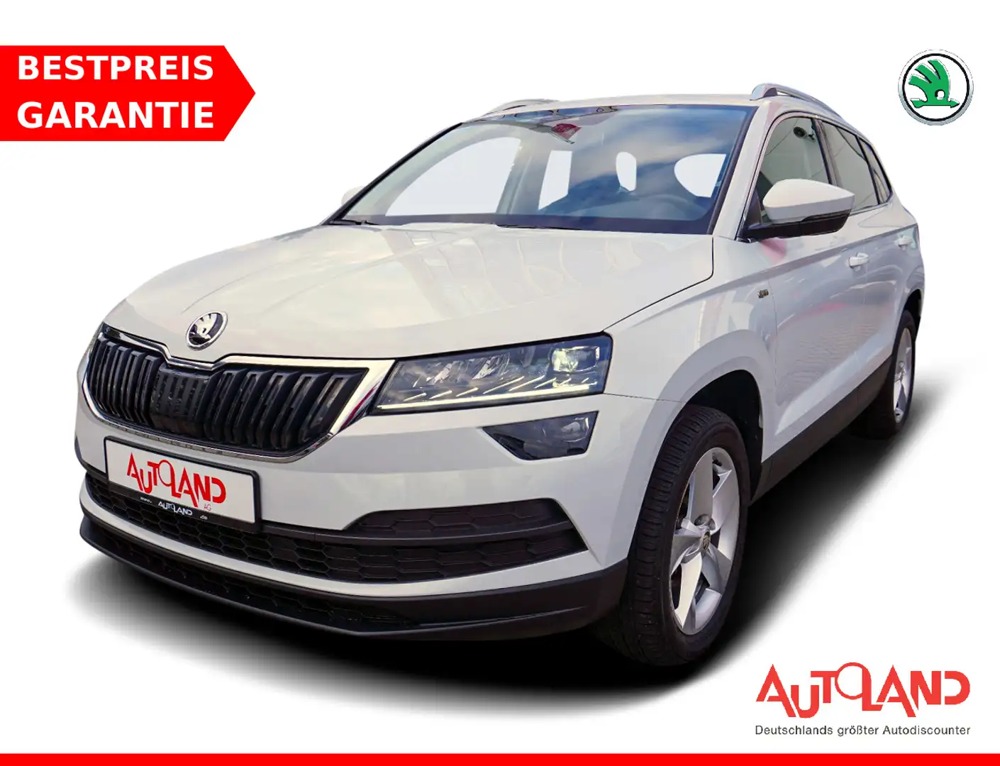 Skoda Karoq 1.5 TSI DSG Soleil LED ACC Panorama AHK Blanco - 1