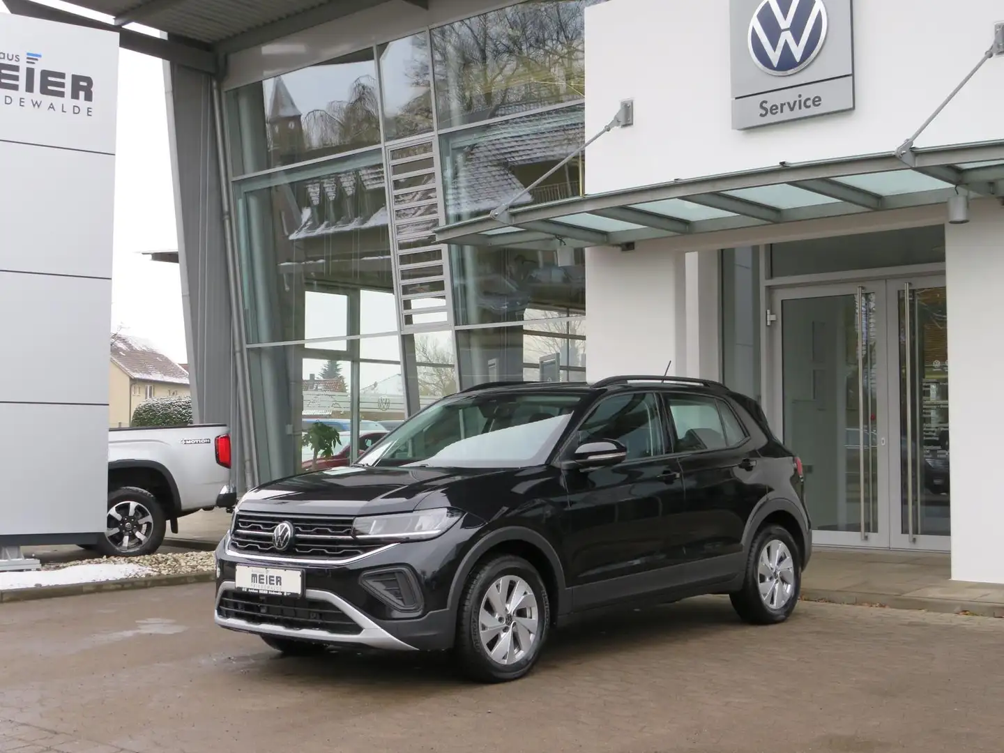 Volkswagen T-Cross 1.0TSI DSG LIFE AHK Kamera APP Ganzjahr Negro - 2