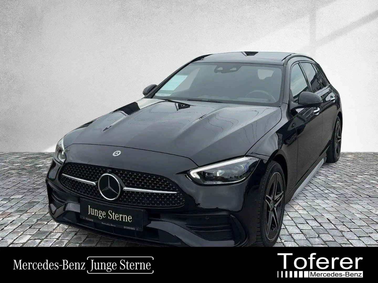 Mercedes-Benz C 300 de 4MATIC T-Modell FAP Distr KeyGo Shz PTS Schwarz - 1