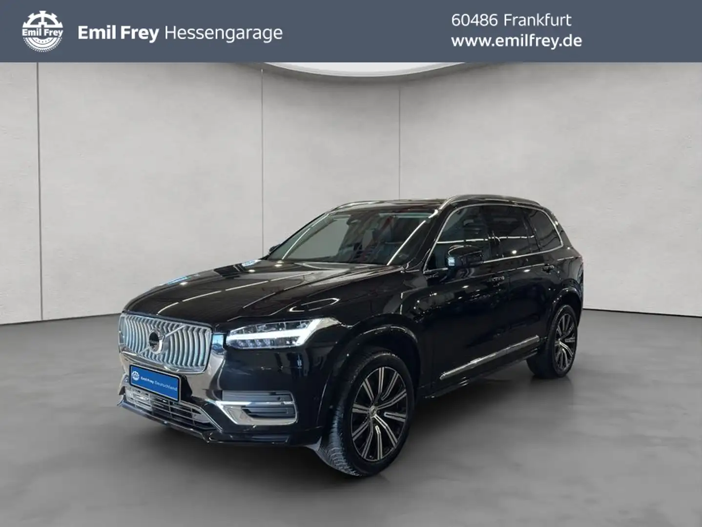 Volvo XC90 XC90 B5 AWD Plus-Bright 7S Glasd Standh 360° AHK Schwarz - 1