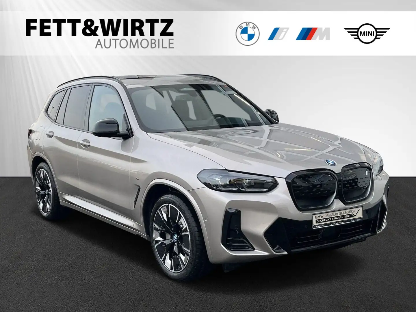 BMW iX3 1,89 % / GAP / 48 M|H/K|Pano|AHK Stříbrná - 1