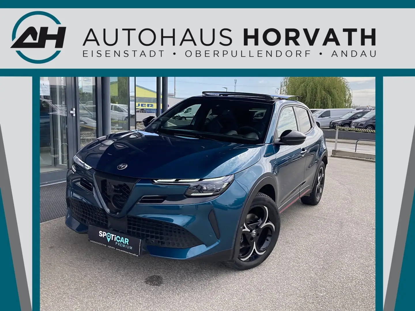 Alfa Romeo Junior Ibrida Speciale 1.2 MHEV e-DCT6!NAVI,PANORAMA,L... Blau - 1