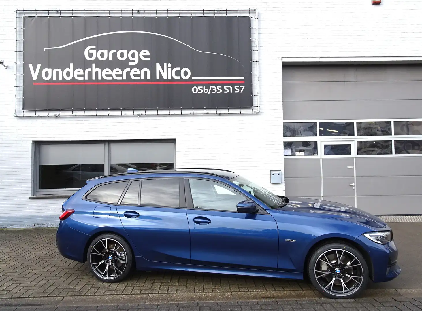 BMW 330 e PHEV VIRTUAL,LEDER,CARPLAY,CAMERA,ADAPT CRUISE Bleu - 1