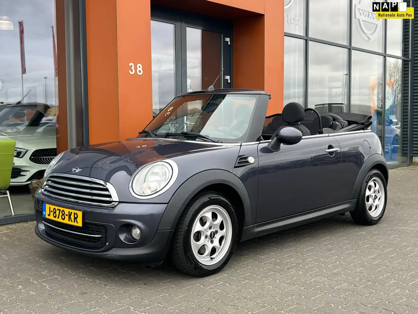 MINI Cooper Cabrio Mini 1.6 Cooper|6BAK|Airco|Isofix|Elek. ramen Kék - 1