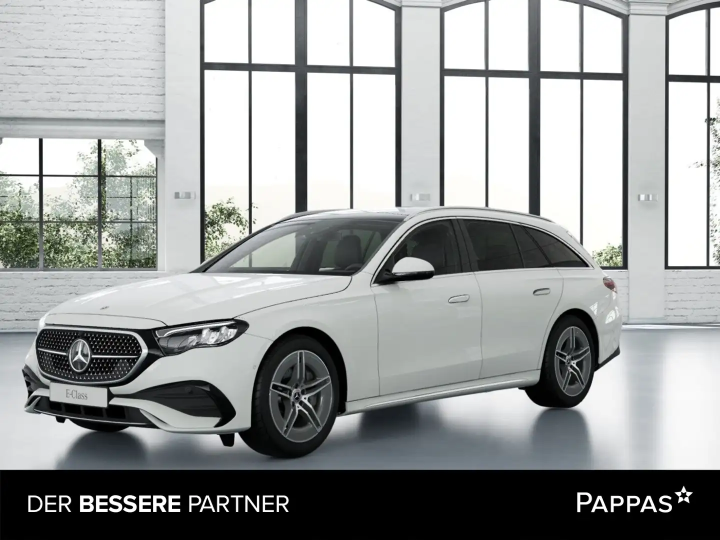 Mercedes-Benz E 220 d T-Modell Distr PTS Pano HUD AHK LED SHZ Weiß - 1