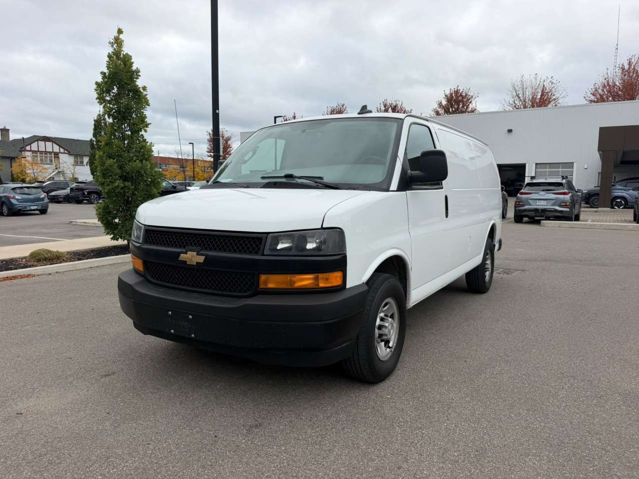 White 2024 Chevrolet Express Cargo Van Rear-Wheel Drive Automatic