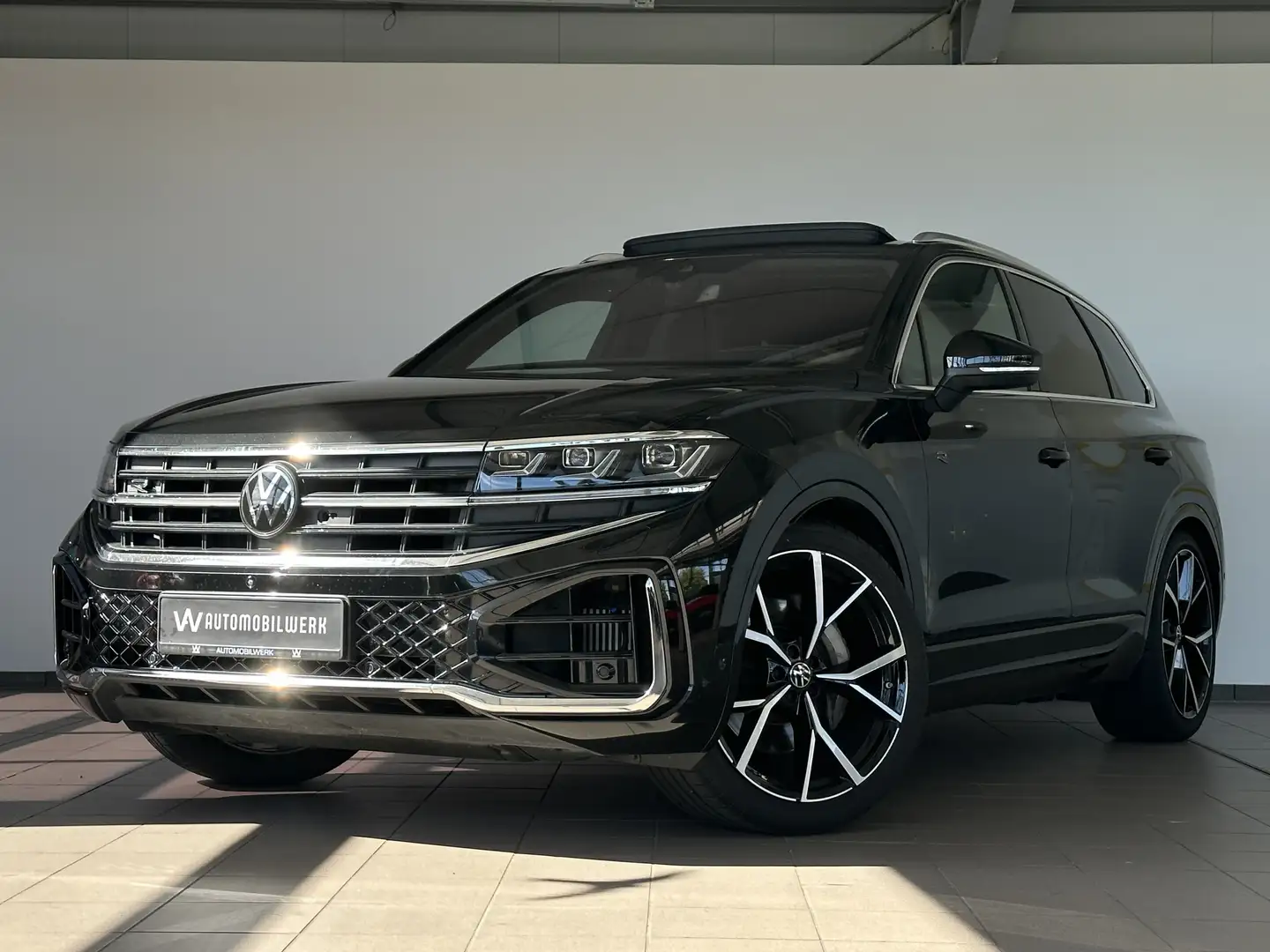 Volkswagen Touareg 3.0 TSI 4M R NACHT|MASS|SOFT|AHK|H&U|22 Noir - 1