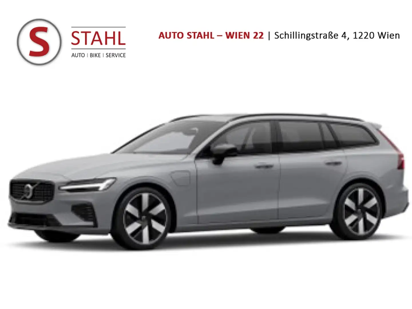 Volvo V60 T8 AWD PHEV Plus Dark 4 Life | Stahl Wien 22 Grau - 1