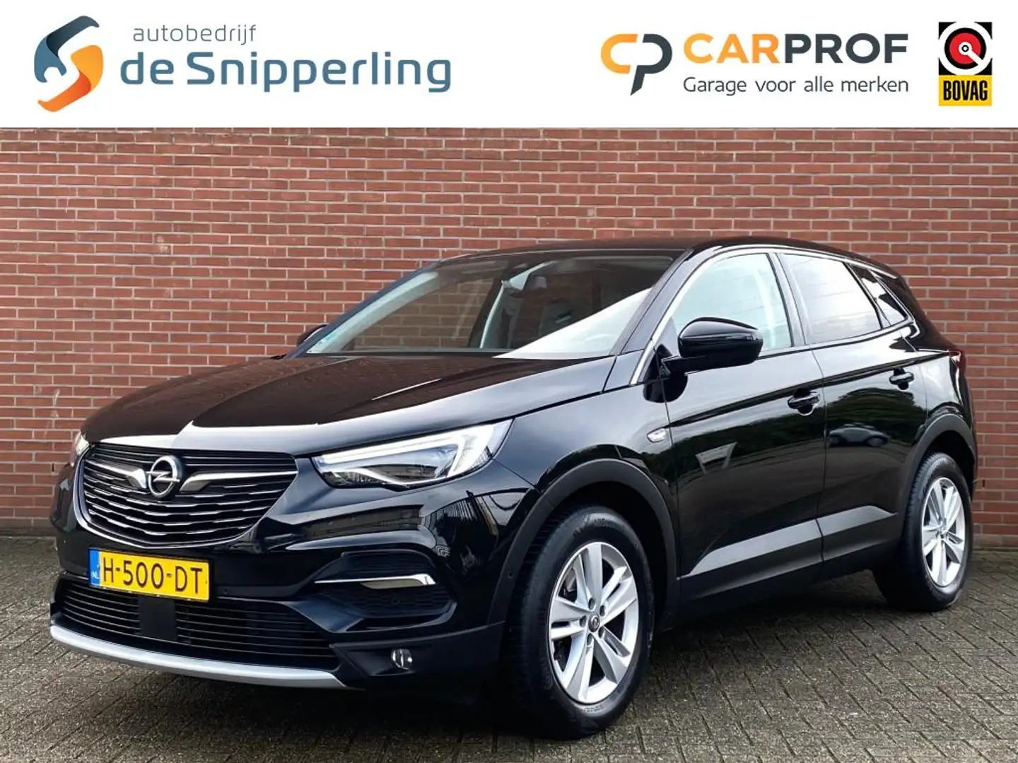 Opel Grandland X 1.2 TURBO BUS. EX. AUTOMAAT NAV CRUISE CARPLAY PAN Noir - 1