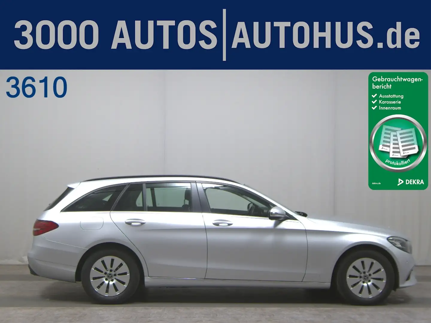 Mercedes-Benz C 200 T d Leder Navi LED Memory Kamera Silber - 1