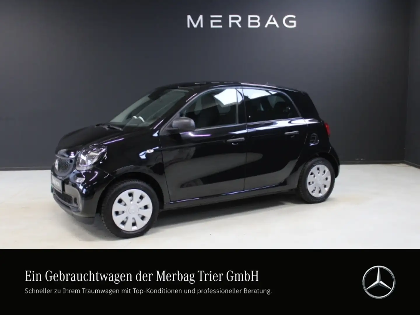 smart forFour 66 kW turbo *Klimaautomatik PTS Schwarz - 1