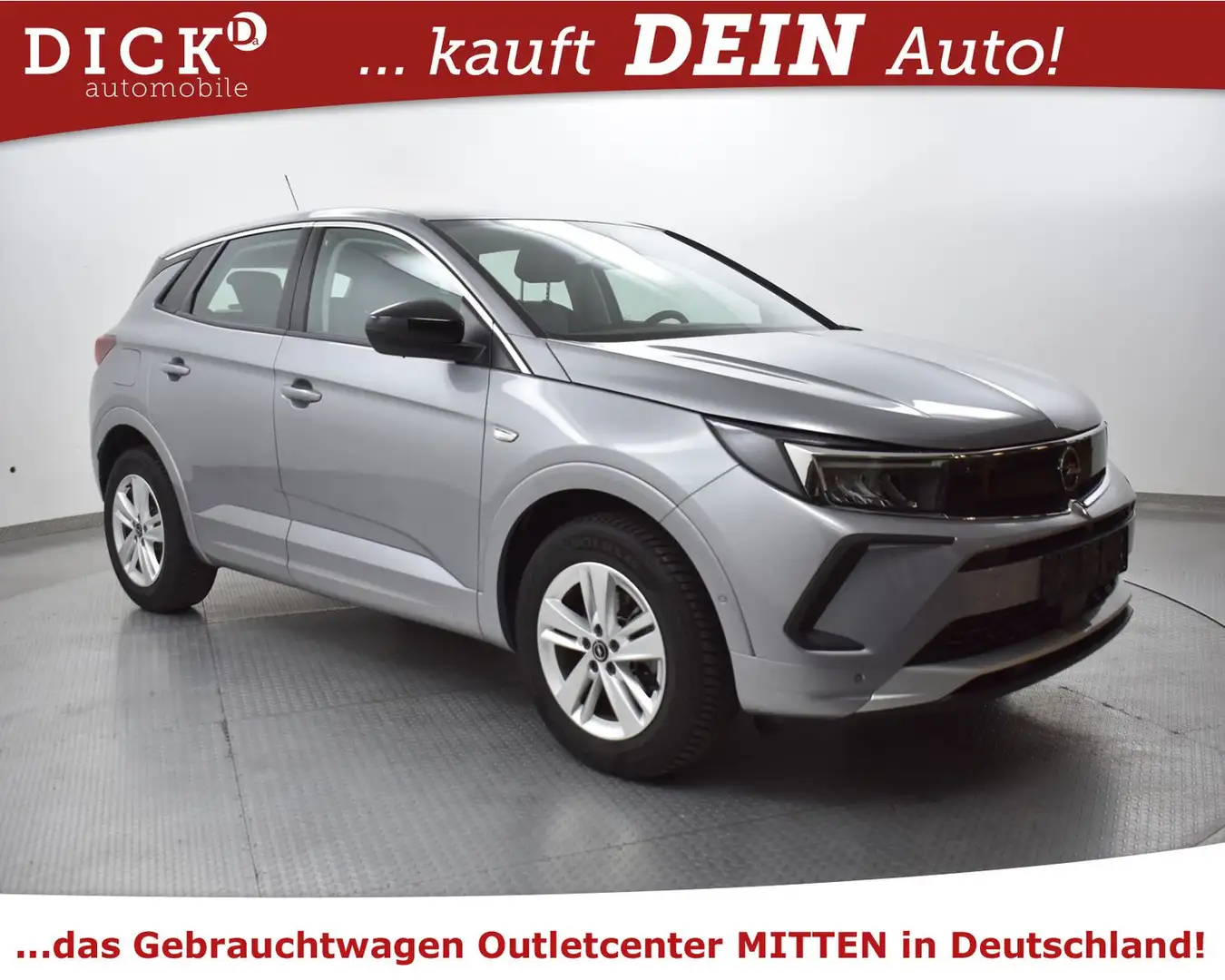 Opel Grandland X 1.2 Aut. Enjoy NAVI+KAM+ACC+LED+SHZ+ Grau - 1