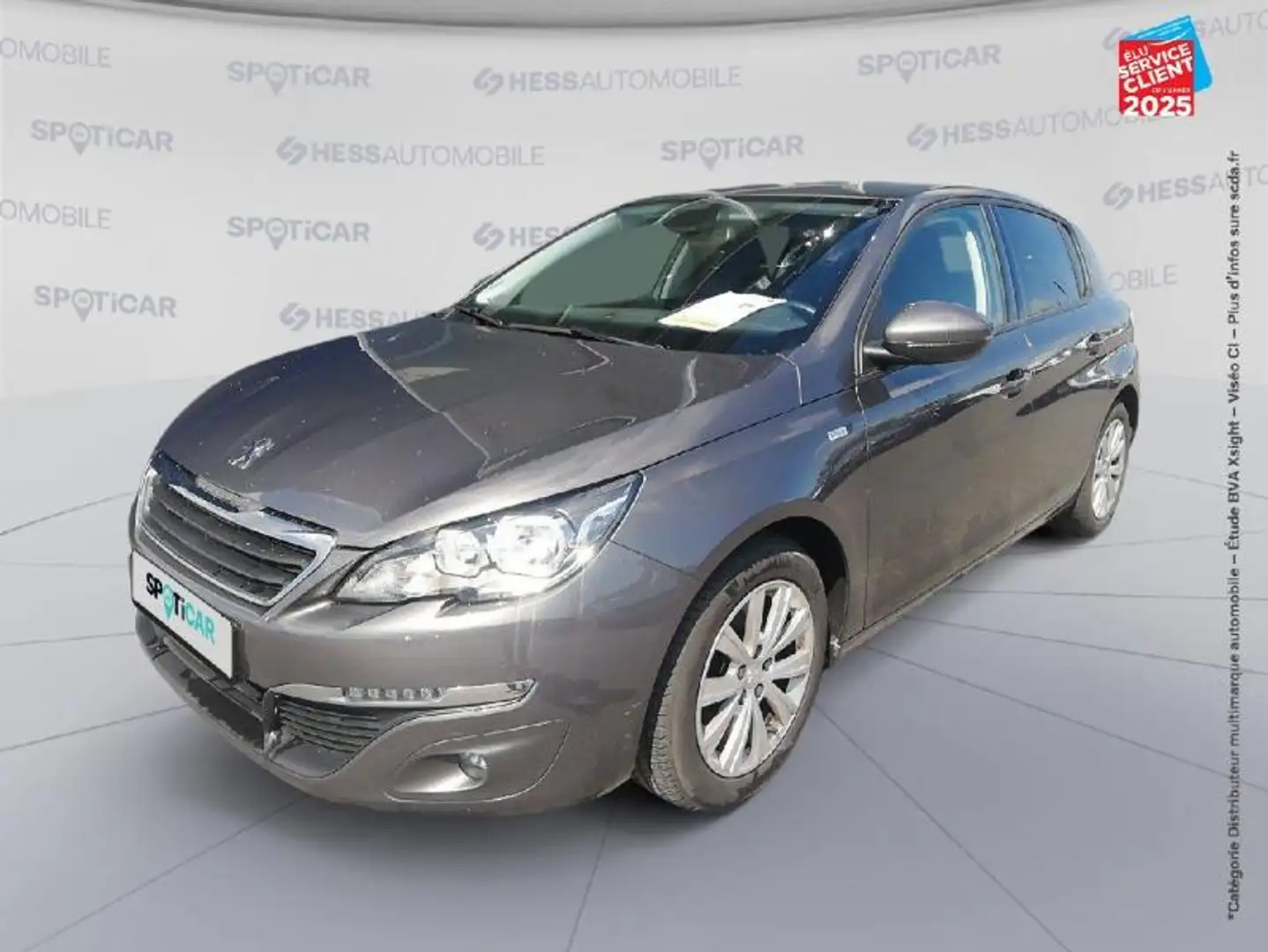 Peugeot 308 1.2 Puretech 110ch Style S\u0026S 5p GPS Radar Ar Gris - 1