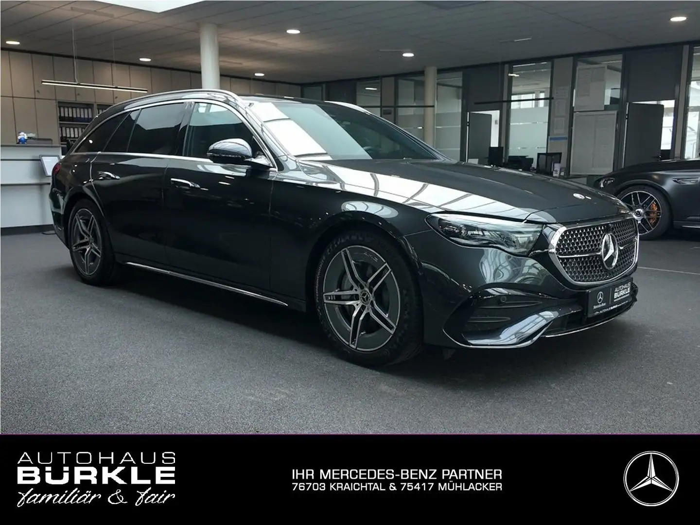 Mercedes-Benz E 300 T e AMG Premium+,Leder,AHK,ServoDoor,KeyGo Gris - 1