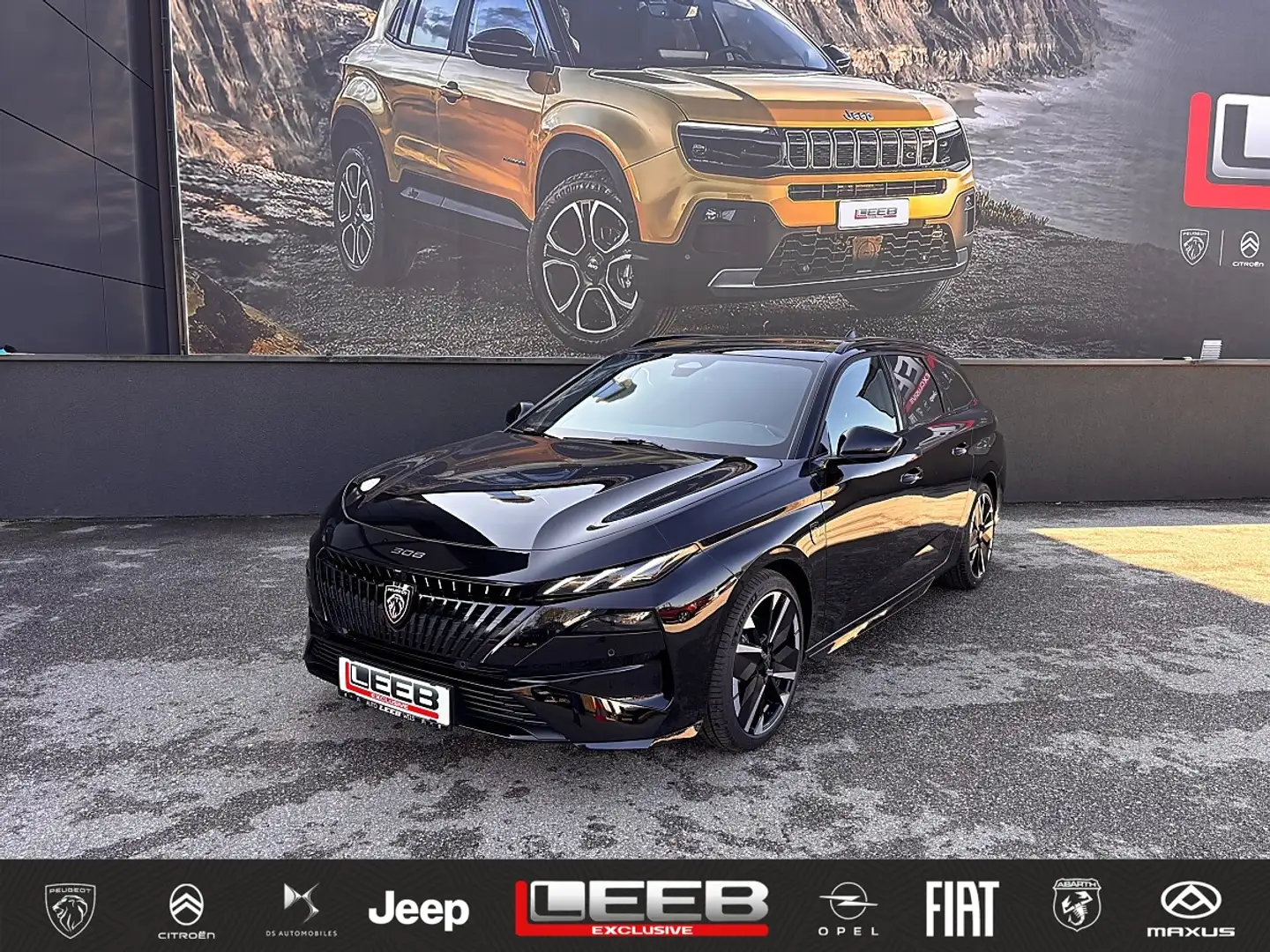 Peugeot 308 SW Hybrid 145 e-DSC6 GT inkl. 360° Vision & Dri... Schwarz - 1