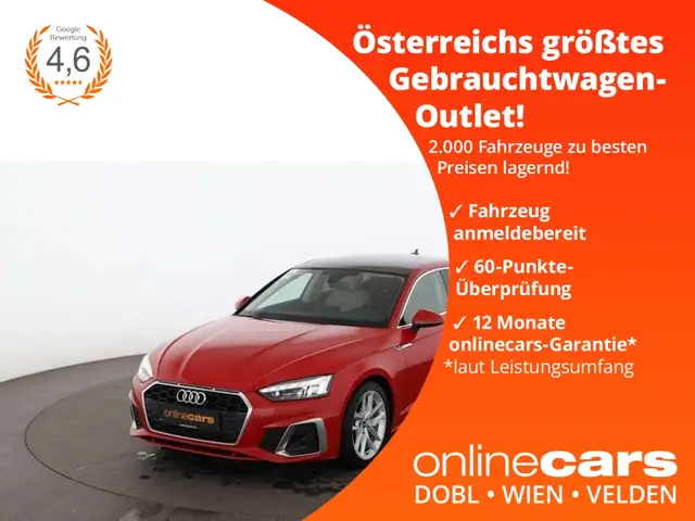 Audi A5 Sportback 40 TFSI S-Line Aut MATRIX SKY LEDER