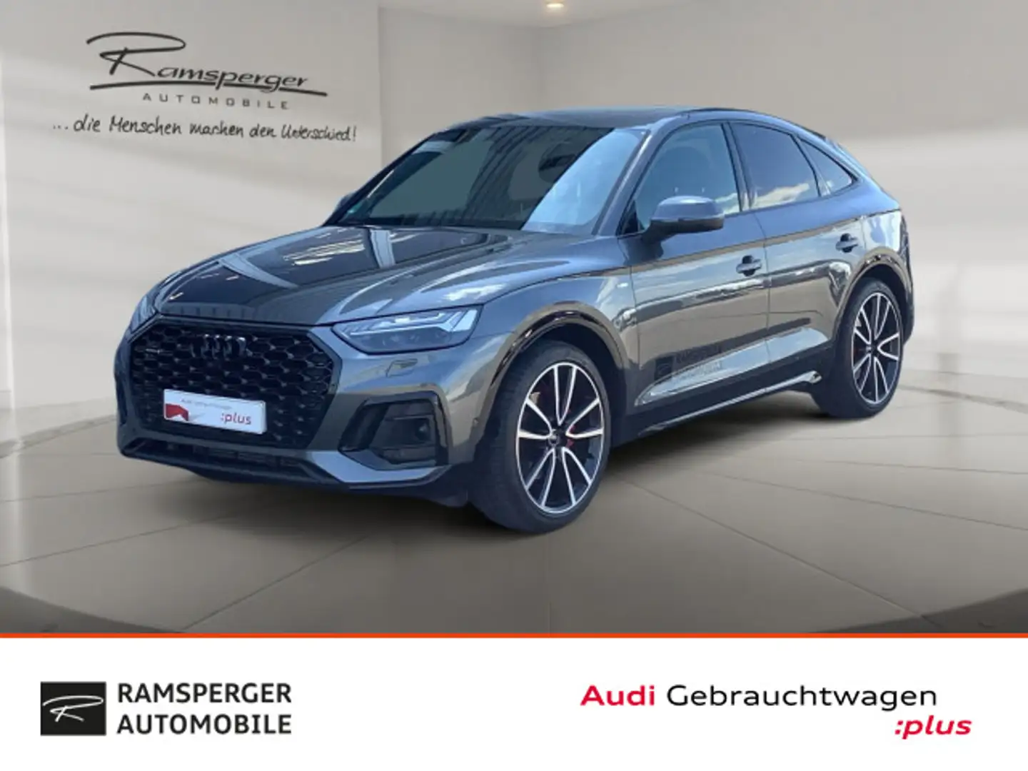 Audi Q5 S line 45 TFSI qu. Matrix HuD Stdhz Gris - 1