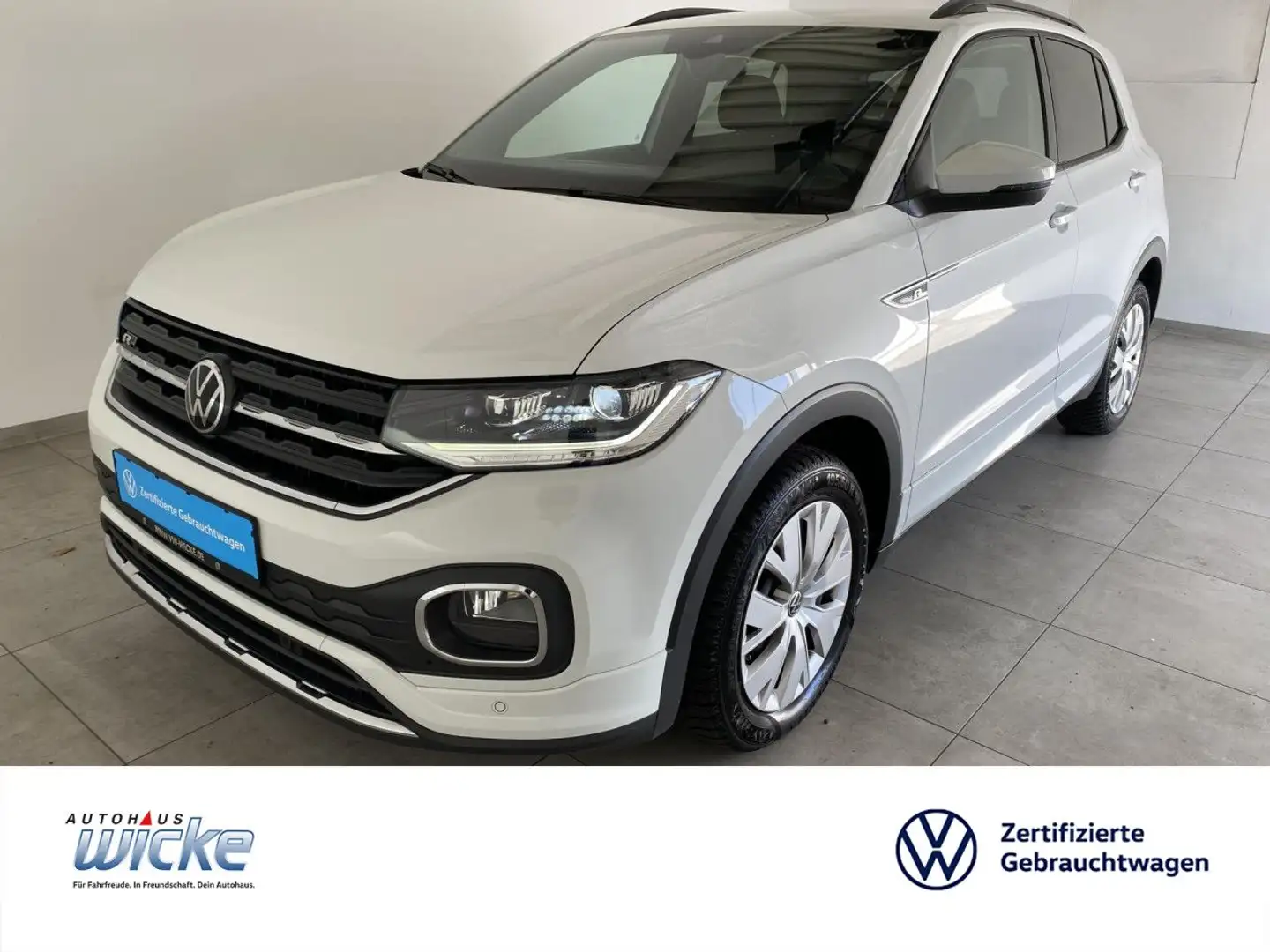 Volkswagen T-Cross 1.5 TSI DSG R-LINE NAVI KLIMA LED KEYLESS Weiß - 1