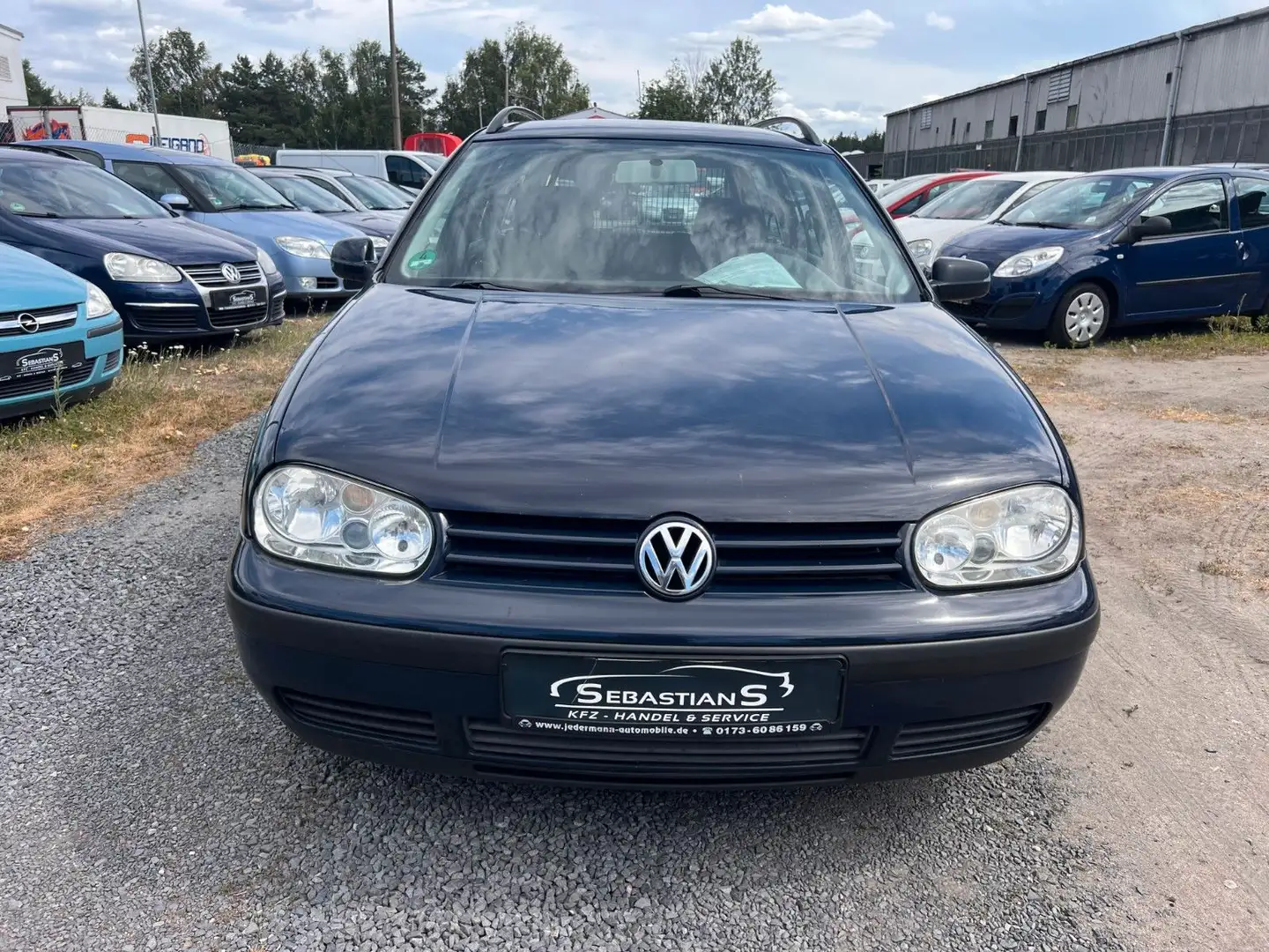 Volkswagen Golf 1.9TDI 74kW  Edition Variant Tüv 01/2026 Blauw - 2