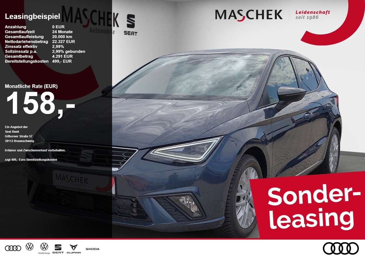 Seat Ibiza 2025 — FR Sonderleasing DSG Navi RearView Sitzh. CarPlay