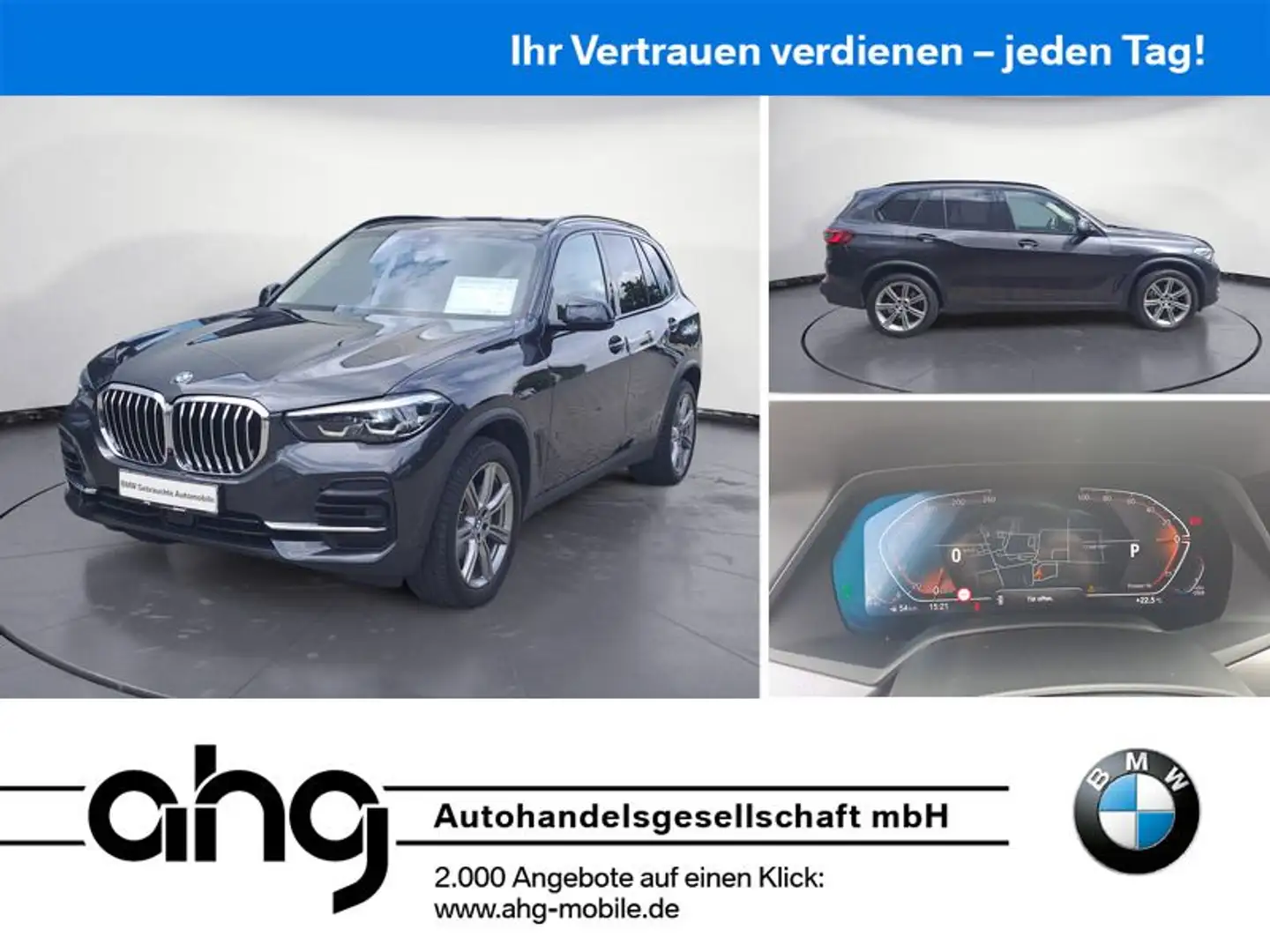 BMW X5 xDrive30dA Standheizung Sport Aut. Memorysitz Grau - 1