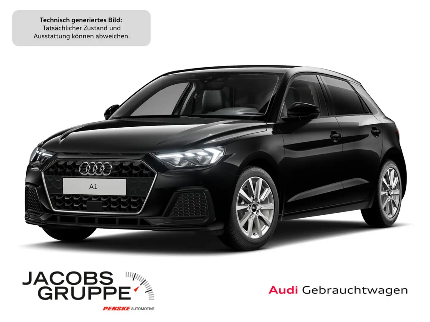 Audi A1 Sportback 25 TFSI advanced Navi,LED,PDC,GR Schwarz - 1