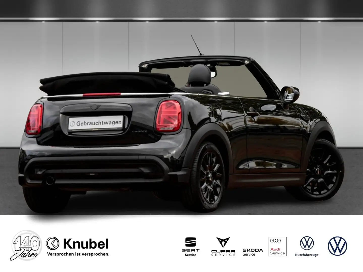 MINI Cooper Cabrio Classic Trim Premium LED Leder Navi Schwarz - 2