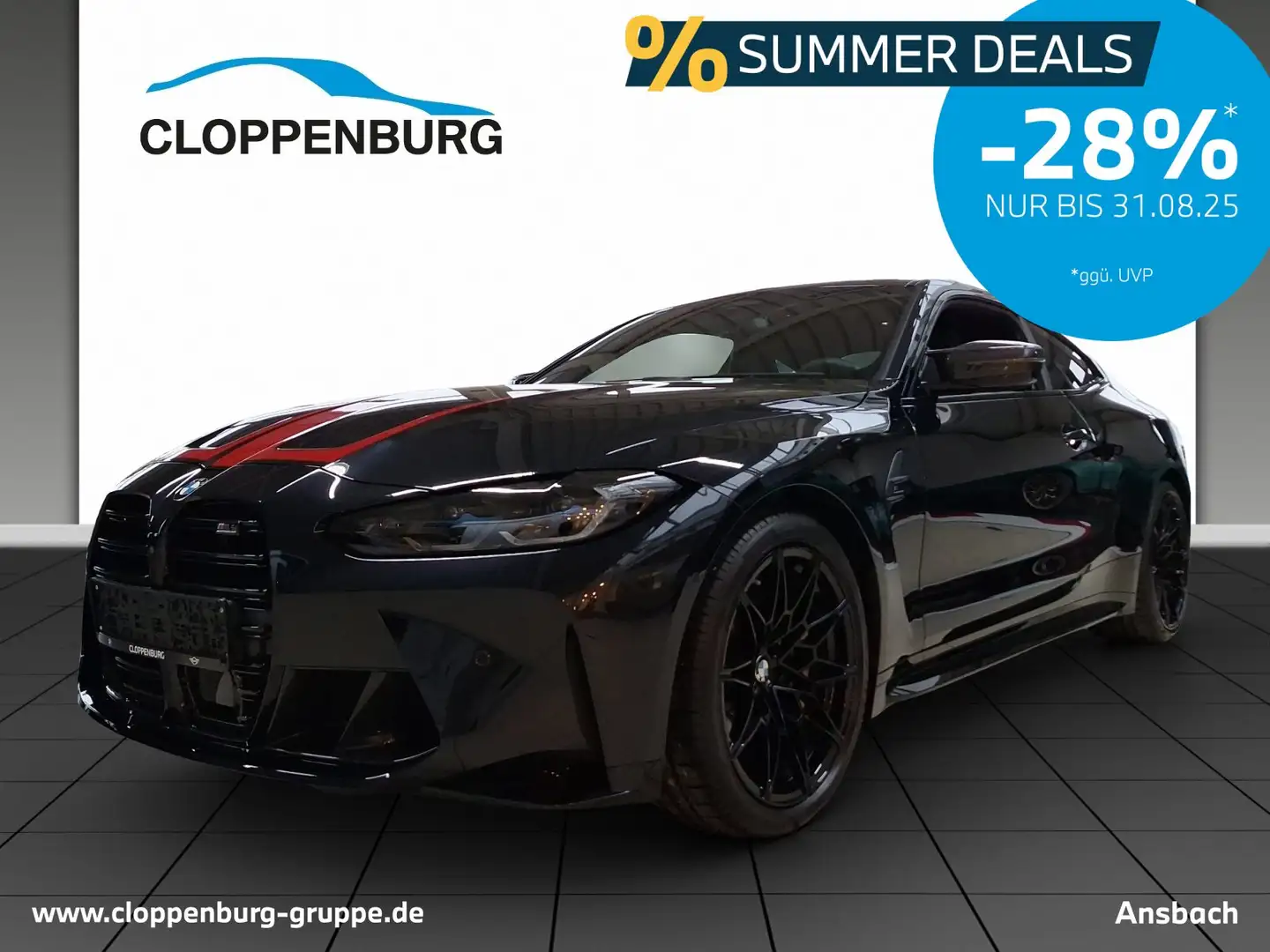 BMW M4 Competition Navi+360°+Laser+BT UPE: 136.830€ Zwart - 1