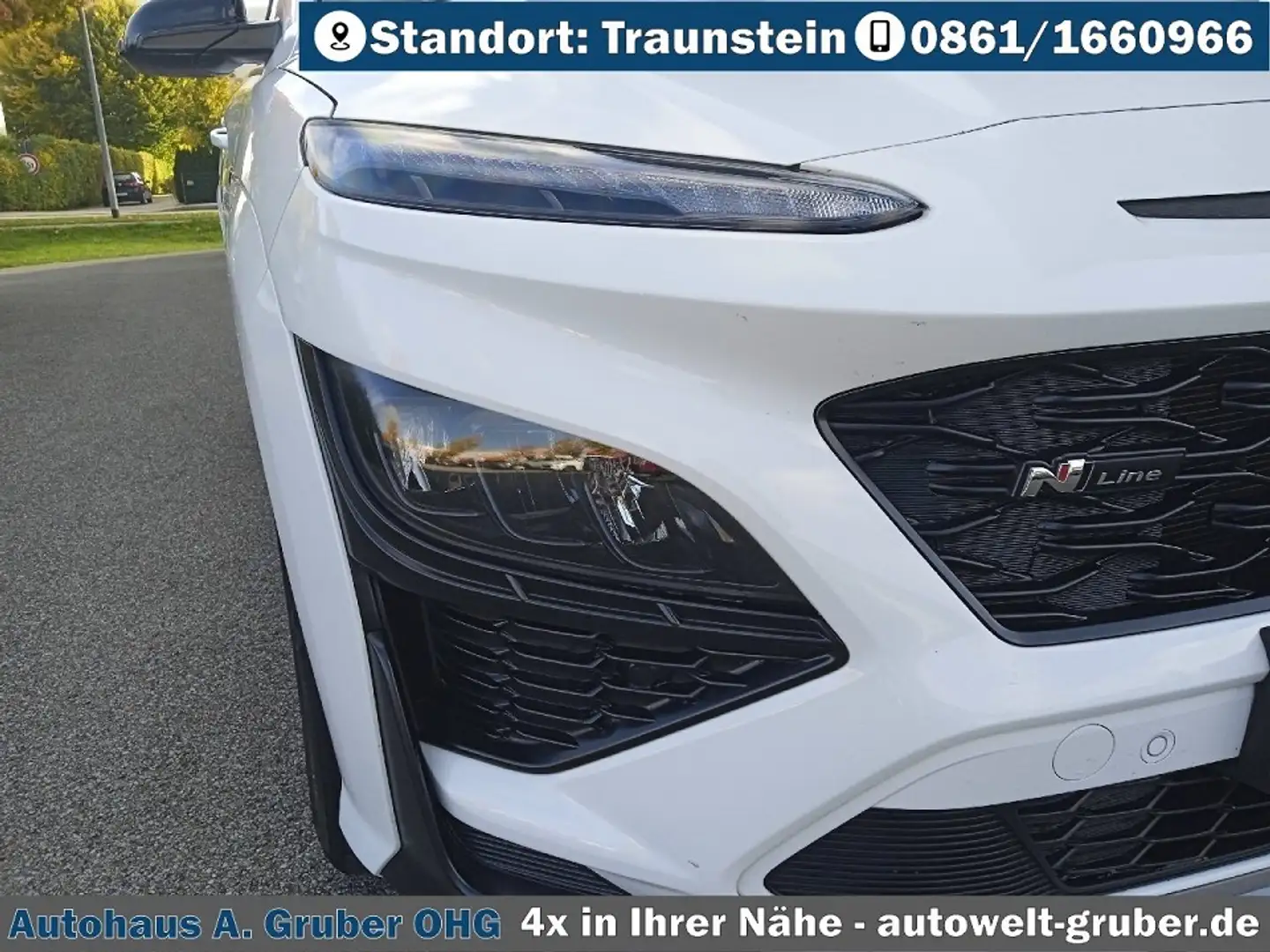 Hyundai KONA Automatik N-Line+Anhängerkupplung+Winterräder Blanc - 2
