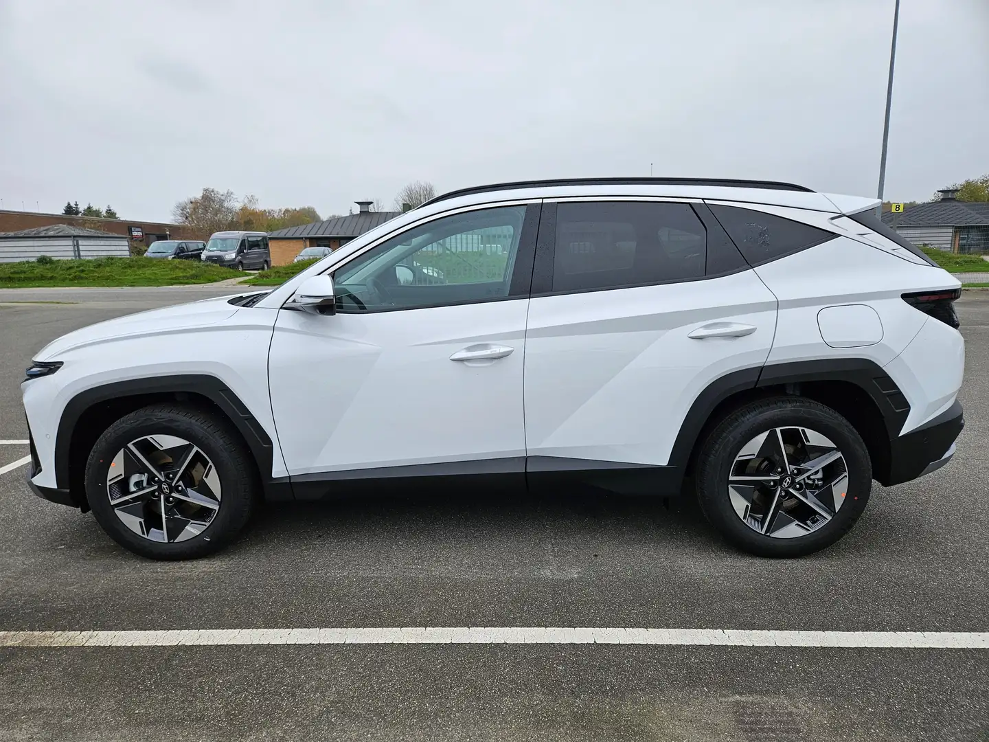Hyundai TUCSON T-GDi 160 Mild-Hybrid Prime Automatik el. Panorama Wit - 2