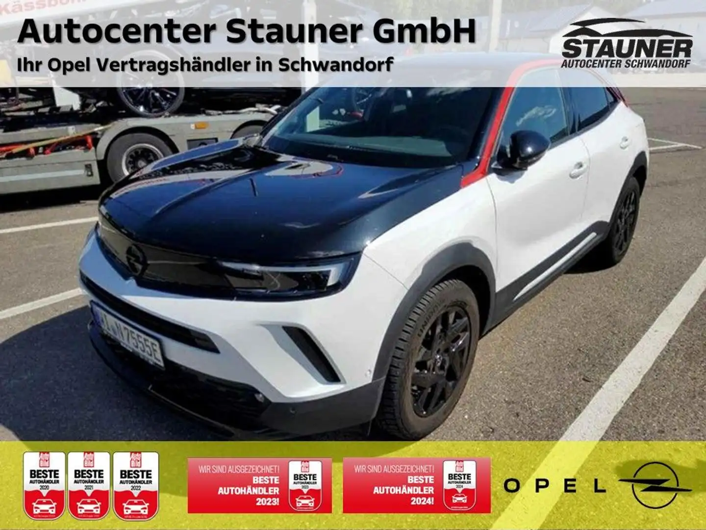 Opel Mokka-E GS Elektro 136PS *11kW OBC* 10"TOUCH* Weiß - 1