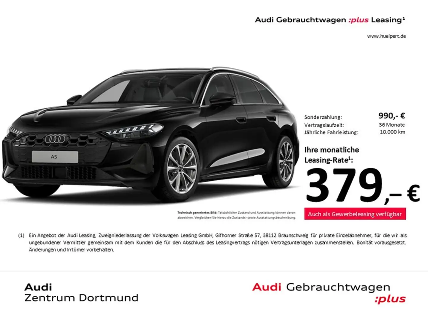 Audi A5 Avant B&O CAM ACC LM18 E-KLAPPE NAVI CARPLAY Schwarz - 1