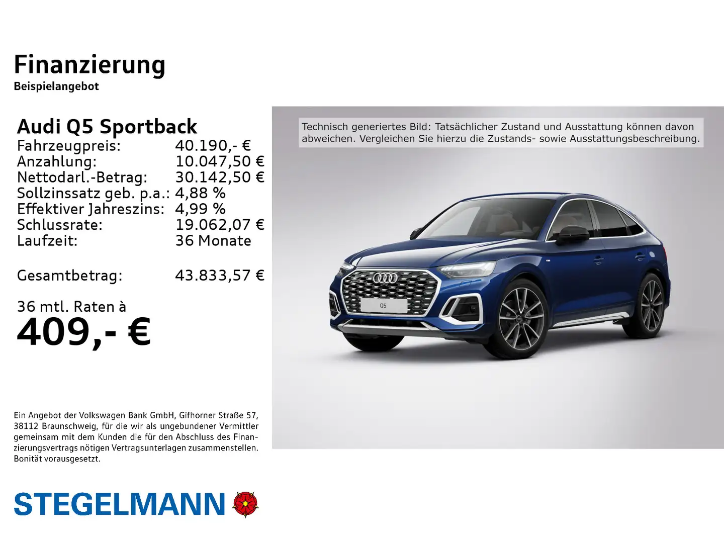 Audi Q5 40 TDI qu. S-tronic S-Line *Matrix- Azul - 2