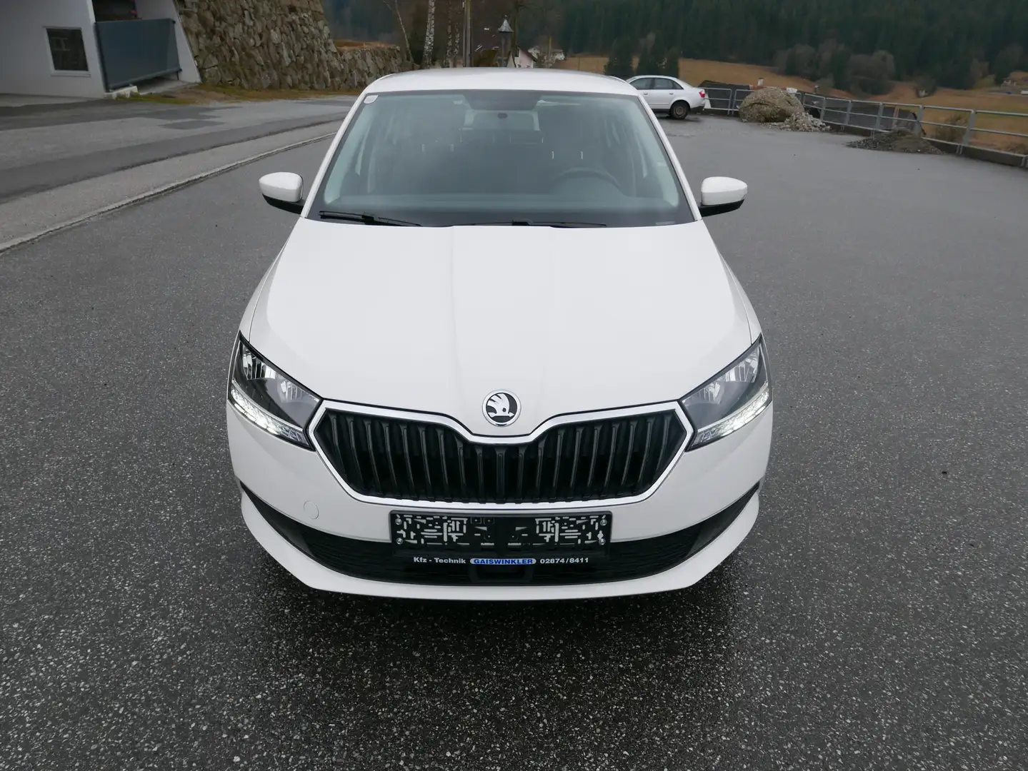 Skoda Fabia Ambition Freisprecheinrichtung 8 fach bereift Weiß - 2