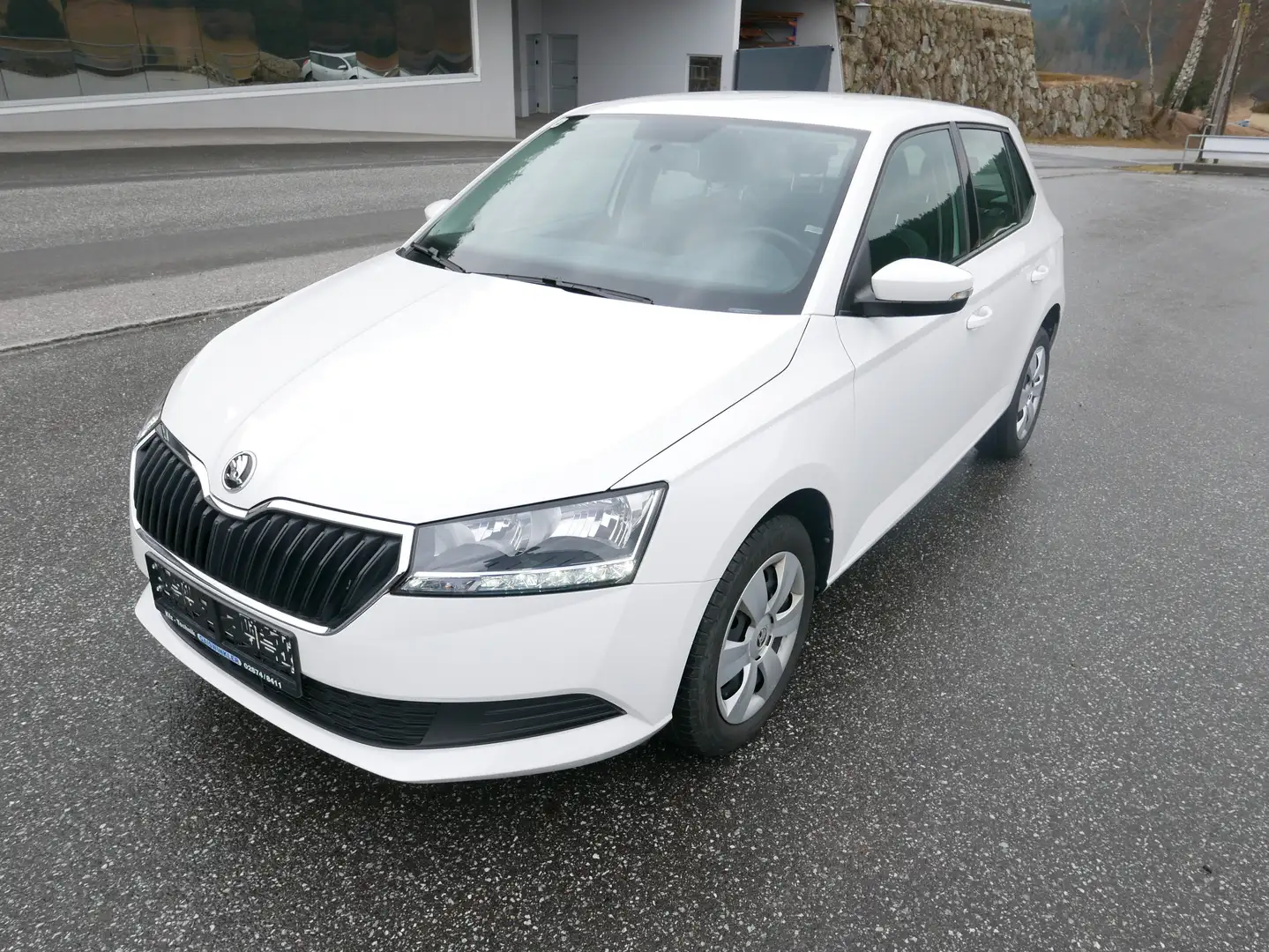 Skoda Fabia Ambition Freisprecheinrichtung 8 fach bereift Weiß - 1