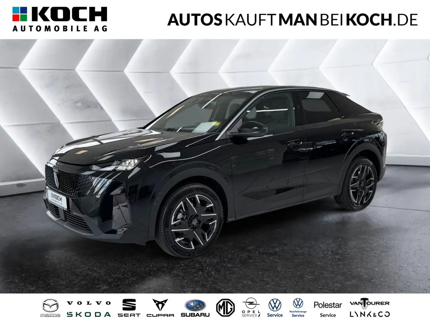 Peugeot 3008 Hybrid 145 e-DSC6 Allure LED SHZ KAM 360° NAV Schwarz - 1