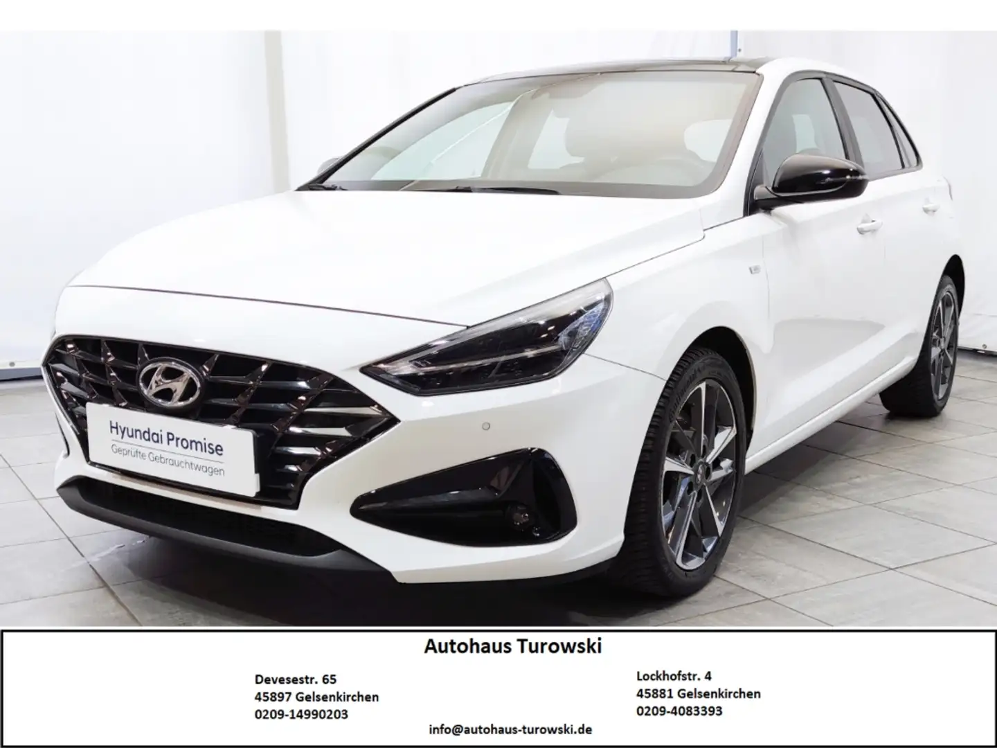 Hyundai i30 Edition 30+ Mild-Hybrid Navigation 1.Hand Weiß - 1