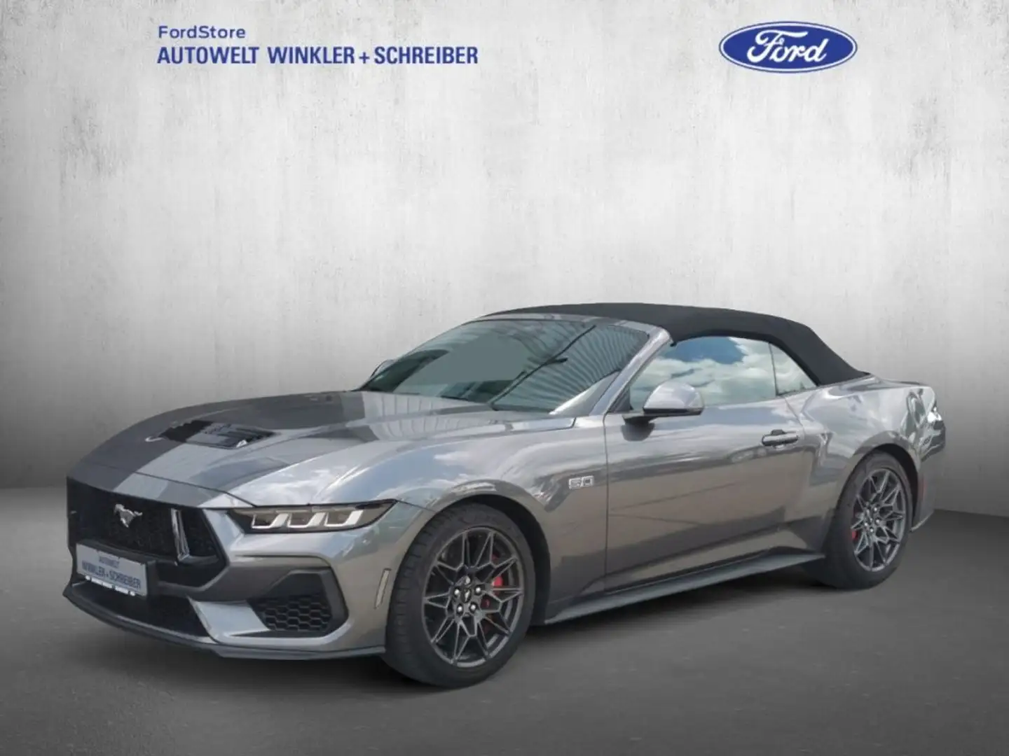 Ford Mustang Convertible 5.0 Ti-VCT V8 Aut. GT Gris - 1