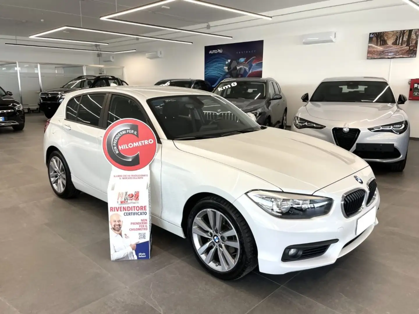 BMW 116 1.5 D 116 CV Advantage Blanc - 1