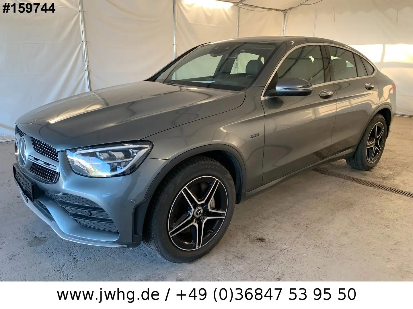 Mercedes-Benz GLC 300 e 4M Coupé AMG Airm HeadUp FahrAs+VirtC. Grau - 1