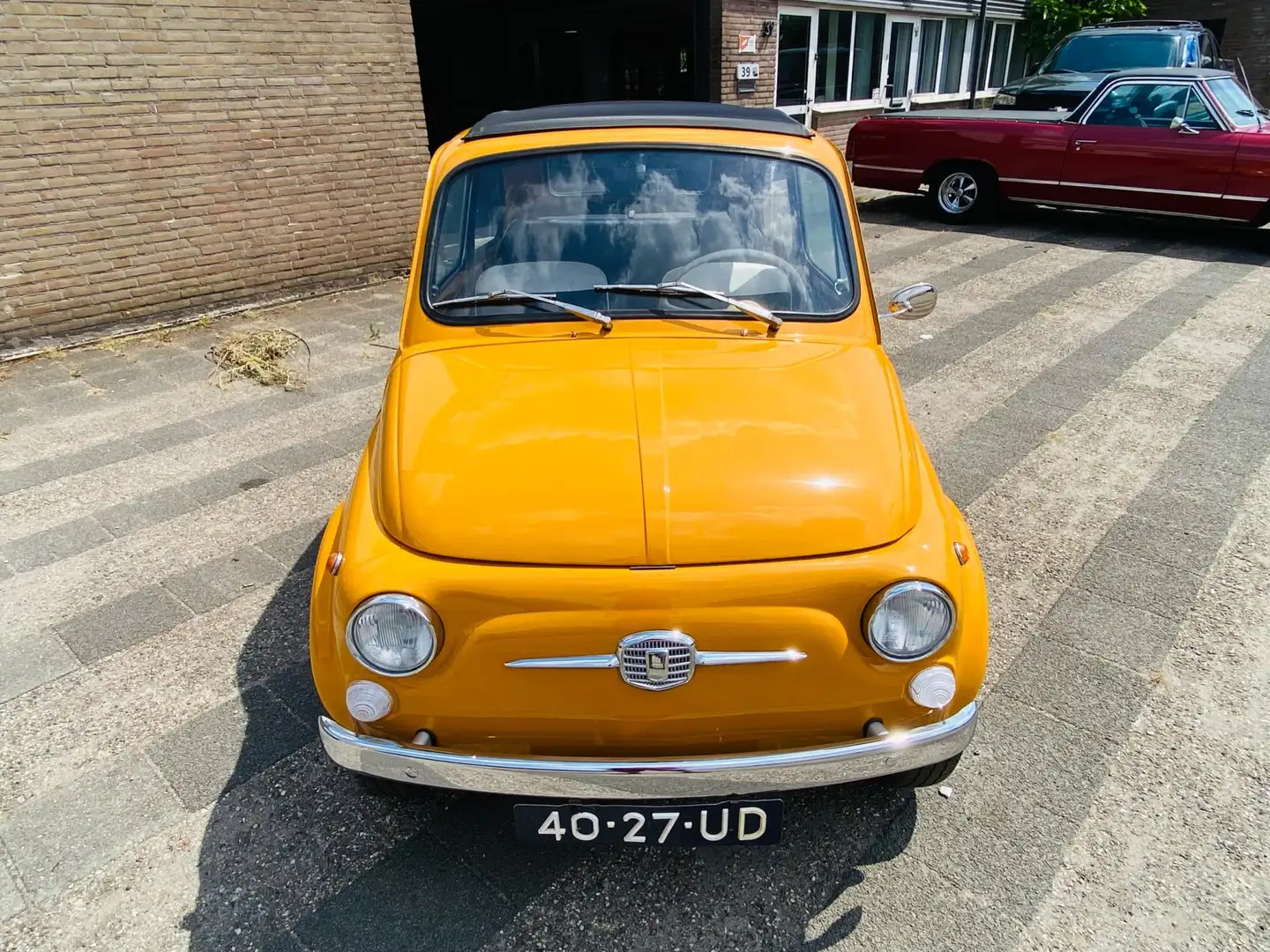 Fiat 500 500 R nette staat Geel - 2