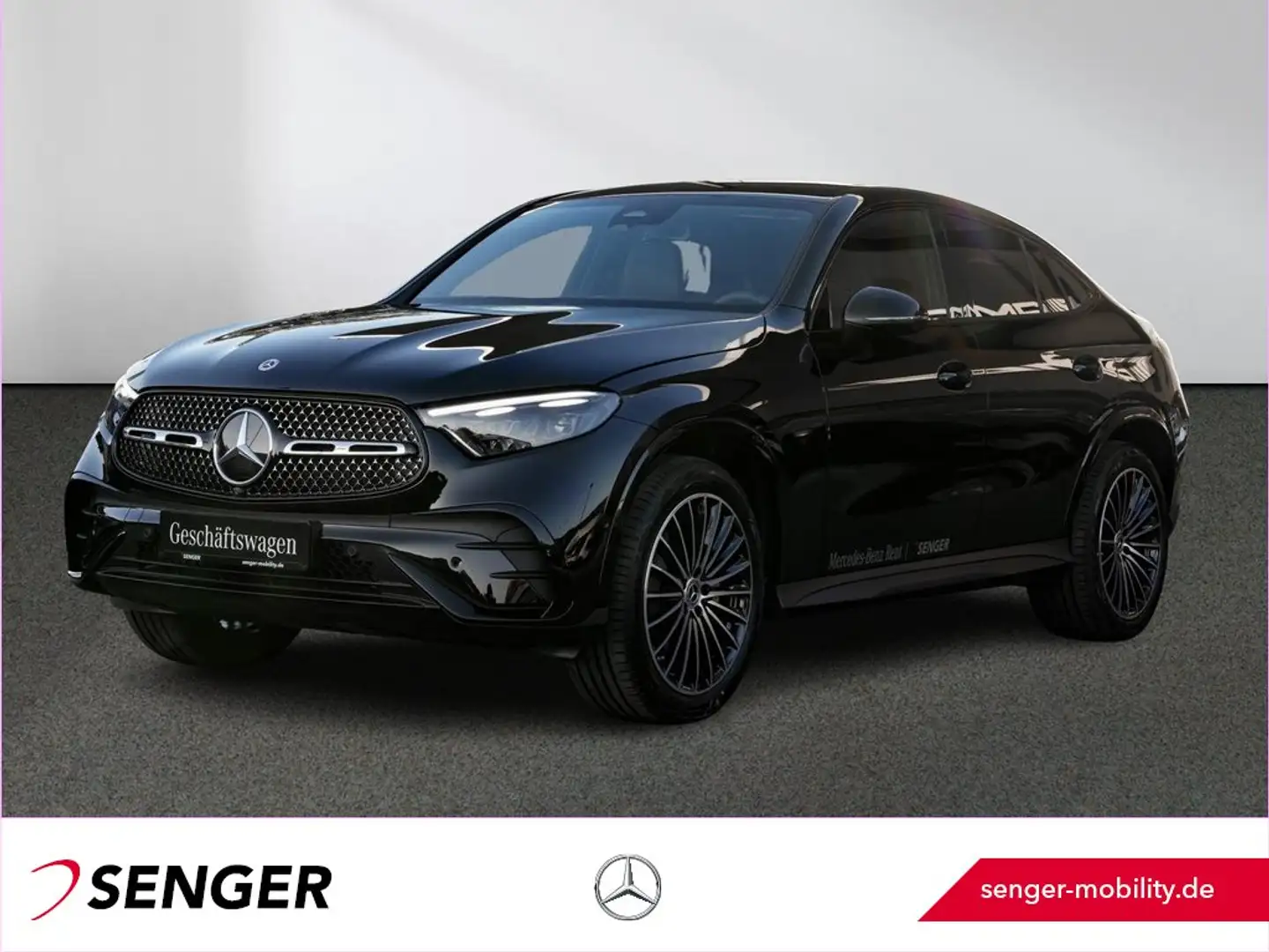 Mercedes-Benz GLC 200 d 4M Coupé AMG Digital-Light 360°-K. AHK Negro - 1