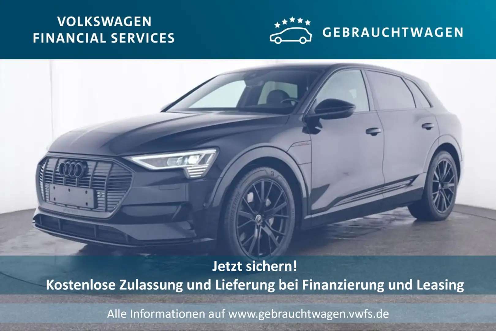 Audi e-tron advanced quattro 50 230kW 1-Gang Automati Schwarz - 1