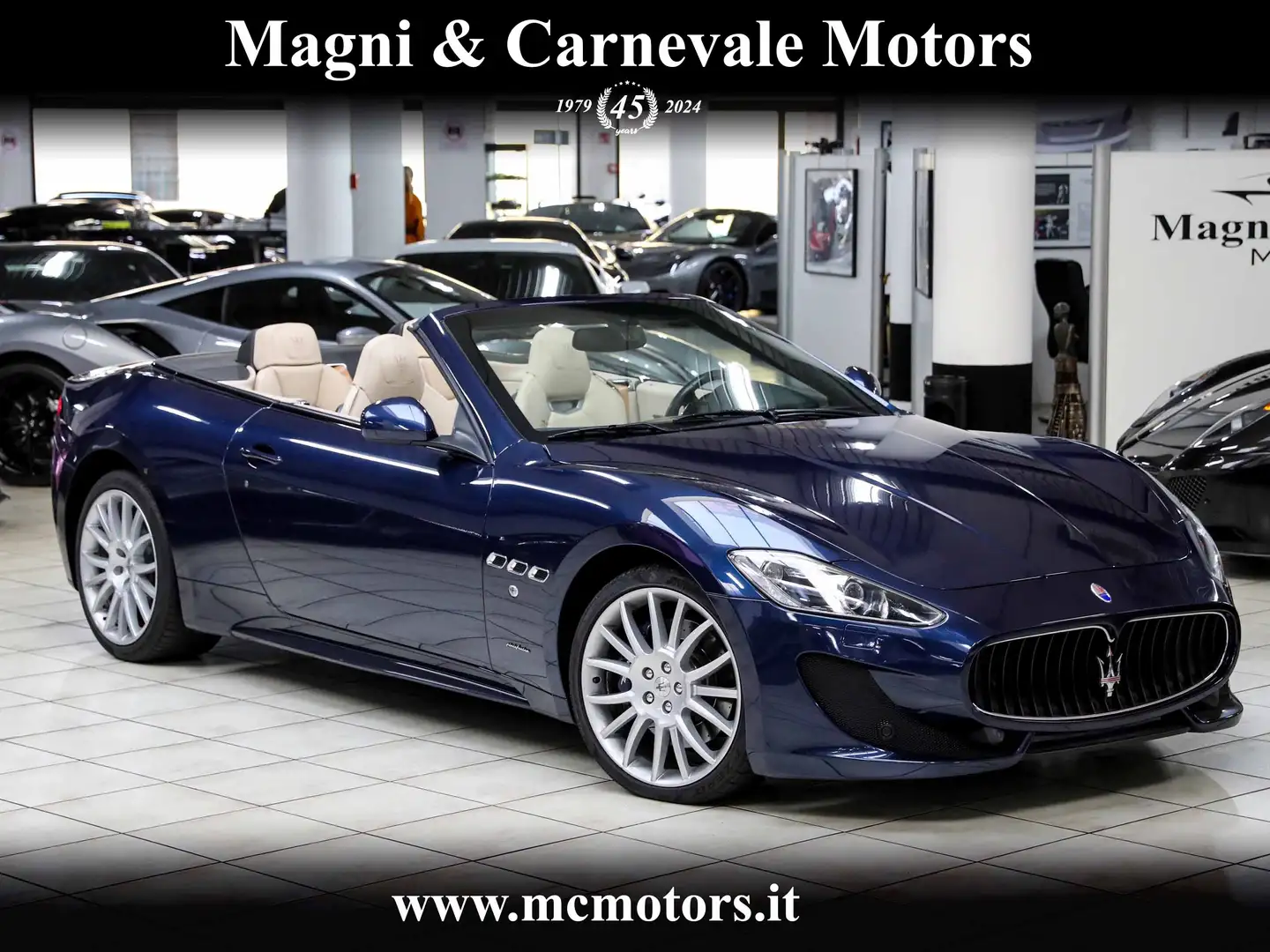 Maserati GranCabrio SPORT 4.7|NAVIGATORE|PARK ASSIST|UFFICIALE ITALIA Blue - 1