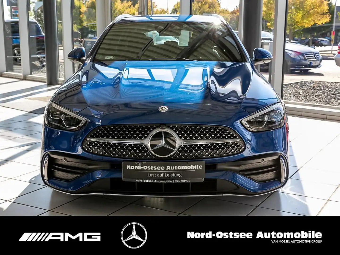 Mercedes-Benz C 220 T d AMG AMBIENTE NAVI KEYLESS KAMERA Blau - 2