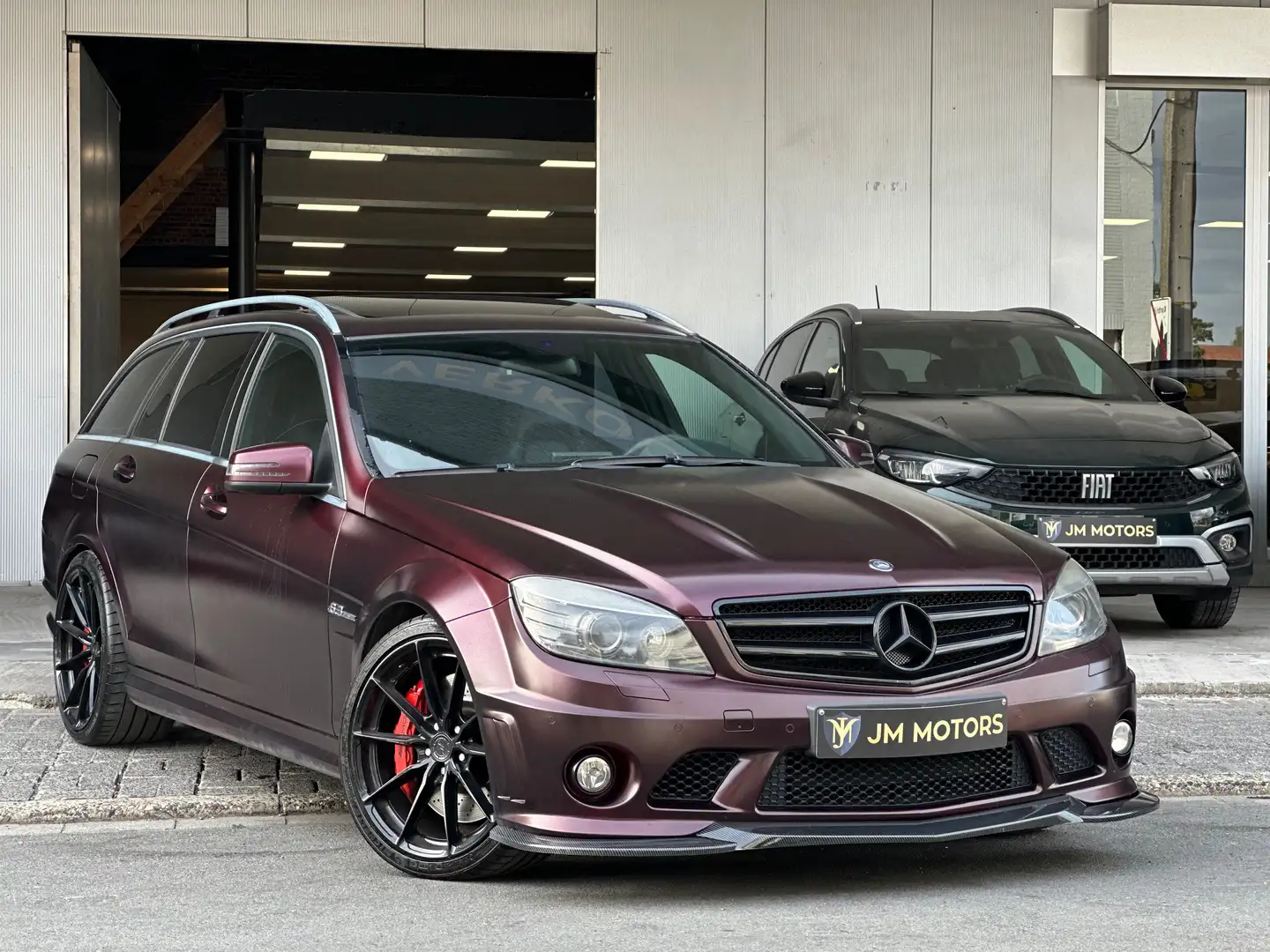 Mercedes-Benz C 63 AMG V8 7G-TRONIC - Lichte Vracht - Open dak - Keyless Argent - 2