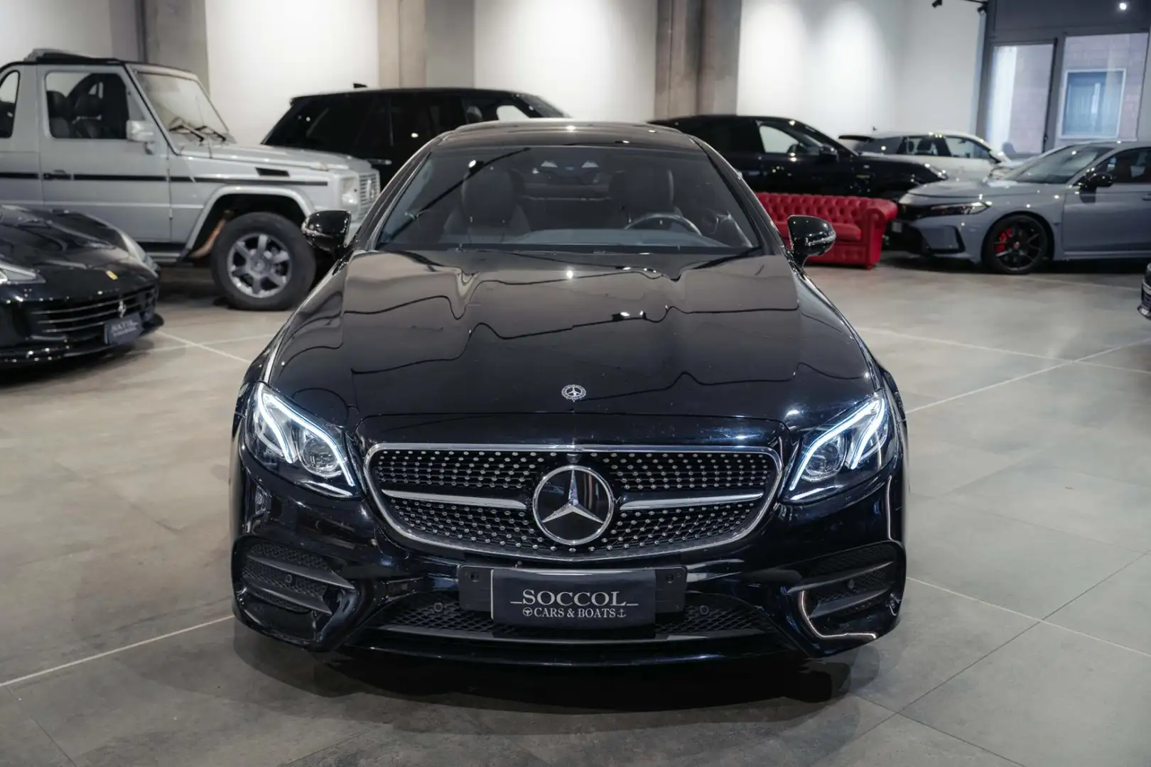 Mercedes-Benz E 400 4Matic AMG-Line*TETTO PANO*RADAR*20"* Nero - 2
