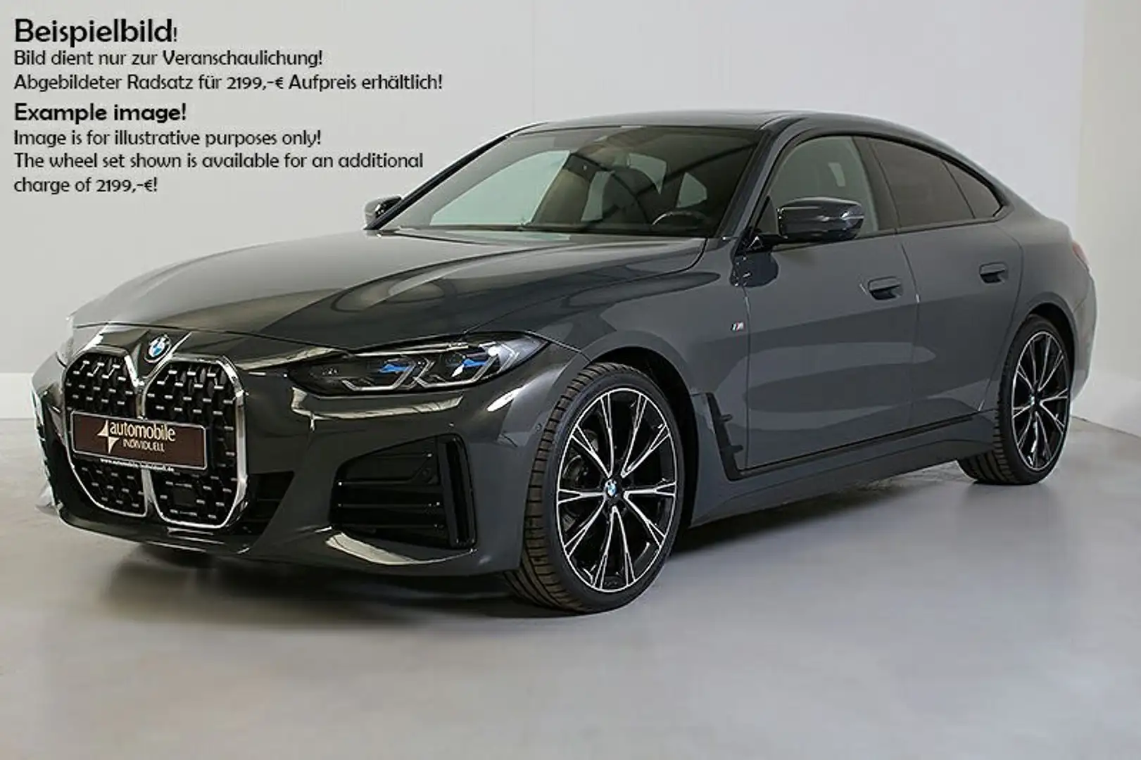 BMW 420 d Gran Coupé M Sportpaket AHK Laser ACC Wides Серый - 2